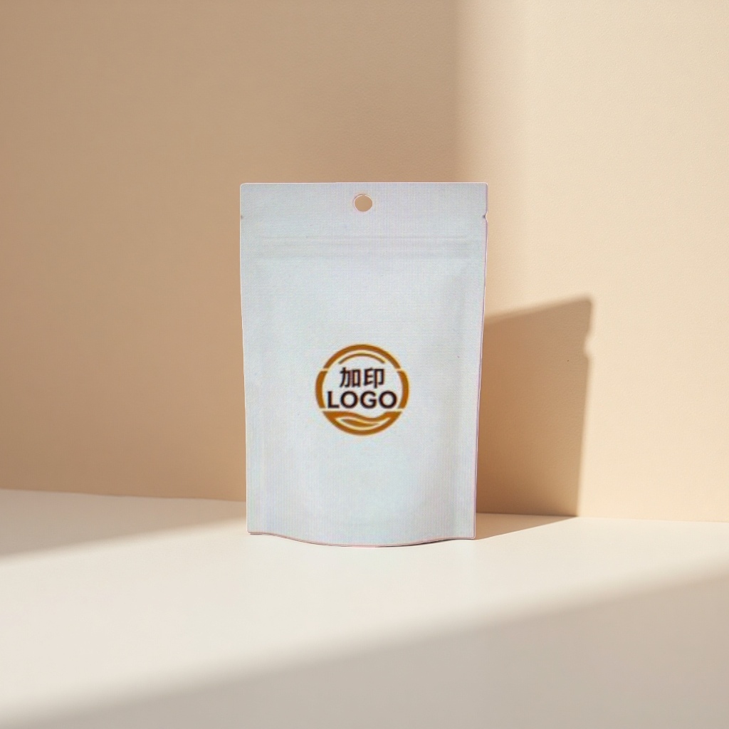 White packaging bag, thickened moisture-proof food-grade sealed plastic bag Specification image