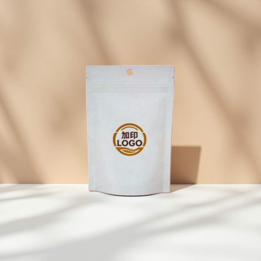 White packaging bag, thickened moisture-proof food-grade sealed plastic bag