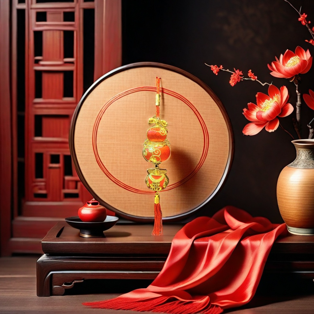 红色葫芦挂饰 家居风水吉祥摆件 开运招财装饰品