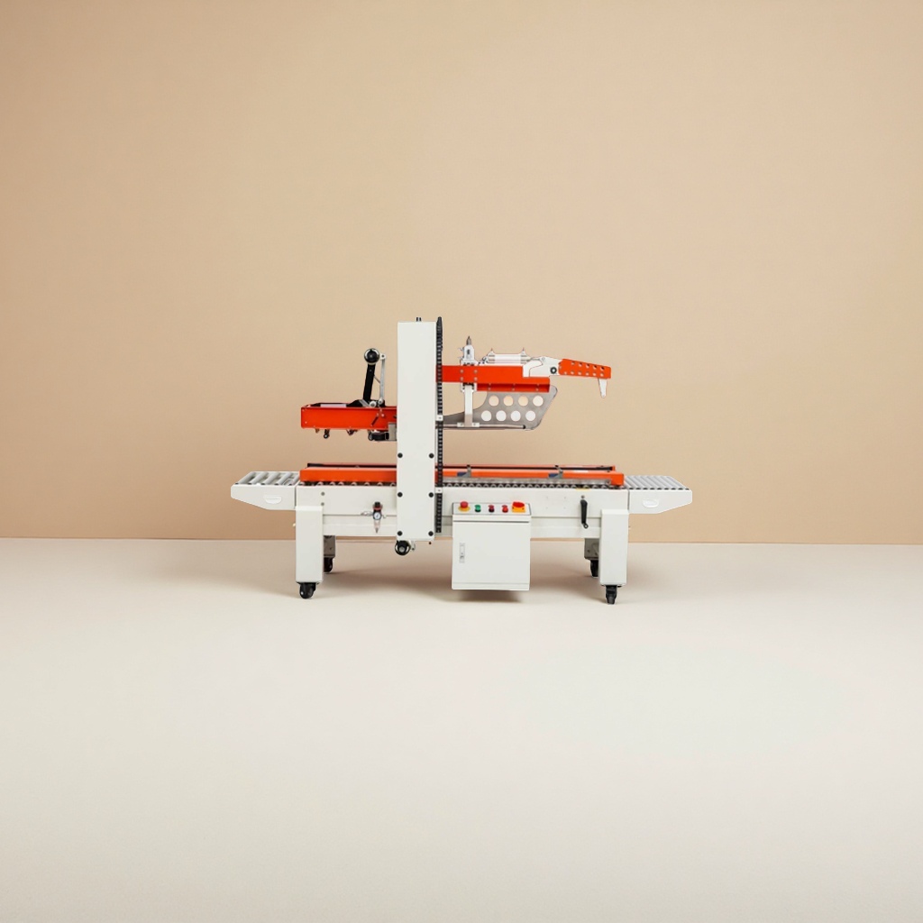 Carton sealing machine, industrial-grade automatic sealing equipment for cartons, heavy-duty packaging machinery Specification image