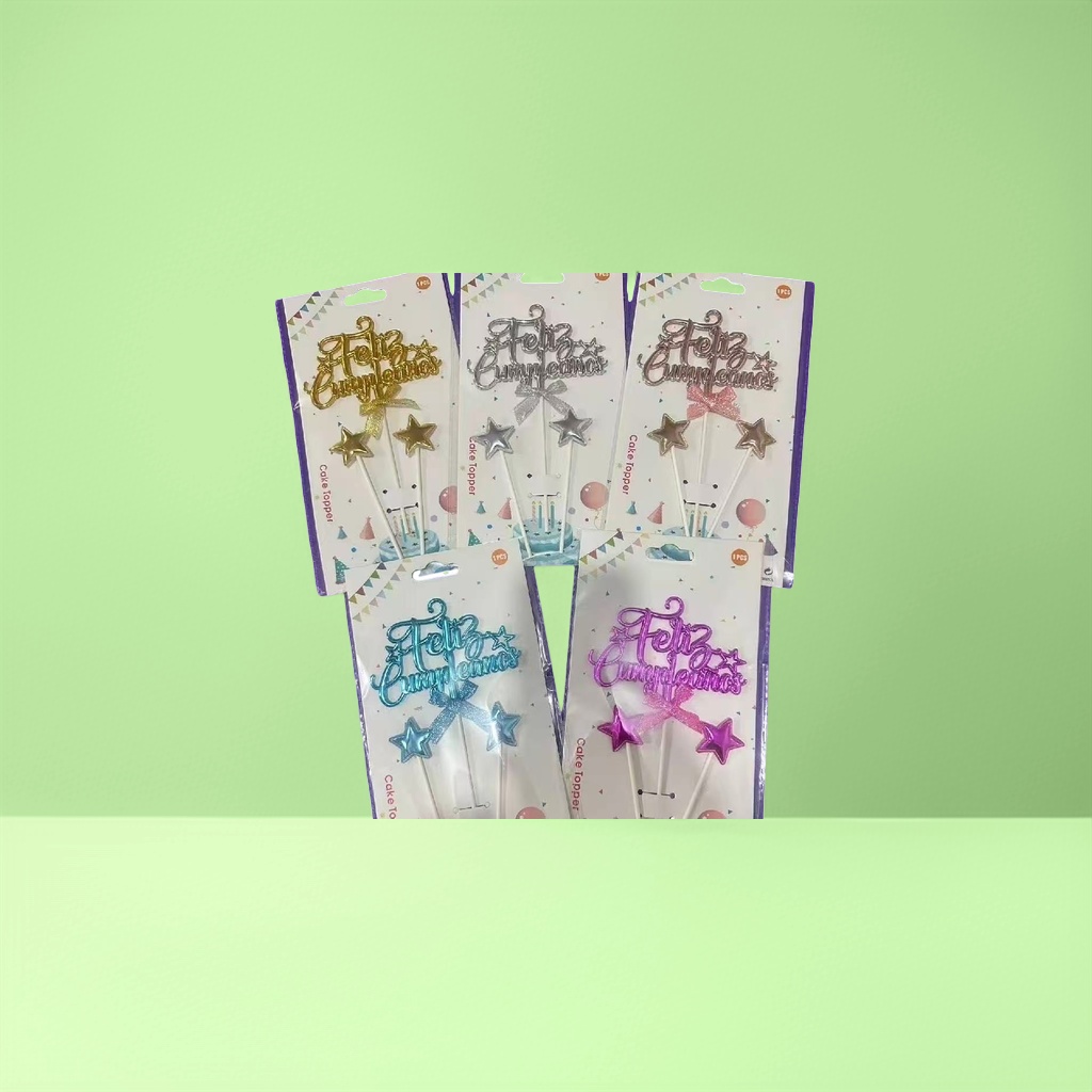 生日蛋糕装饰套装 蛋糕插牌 甜品派对摆件 可爱ins风