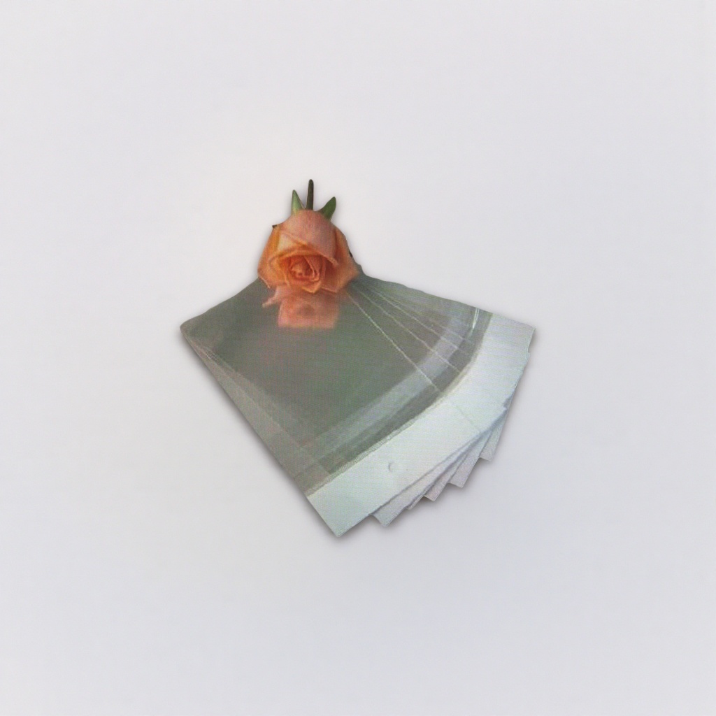 Transparent plastic sheet rose decoration DIY handcrafted material, 30cm×30cm single sheet Specification image