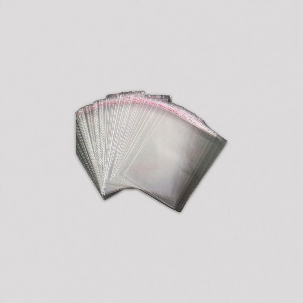 Transparent plastic bags, ultra-thin and highly transparent food-grade PE material commercial express packaging bags details Picture