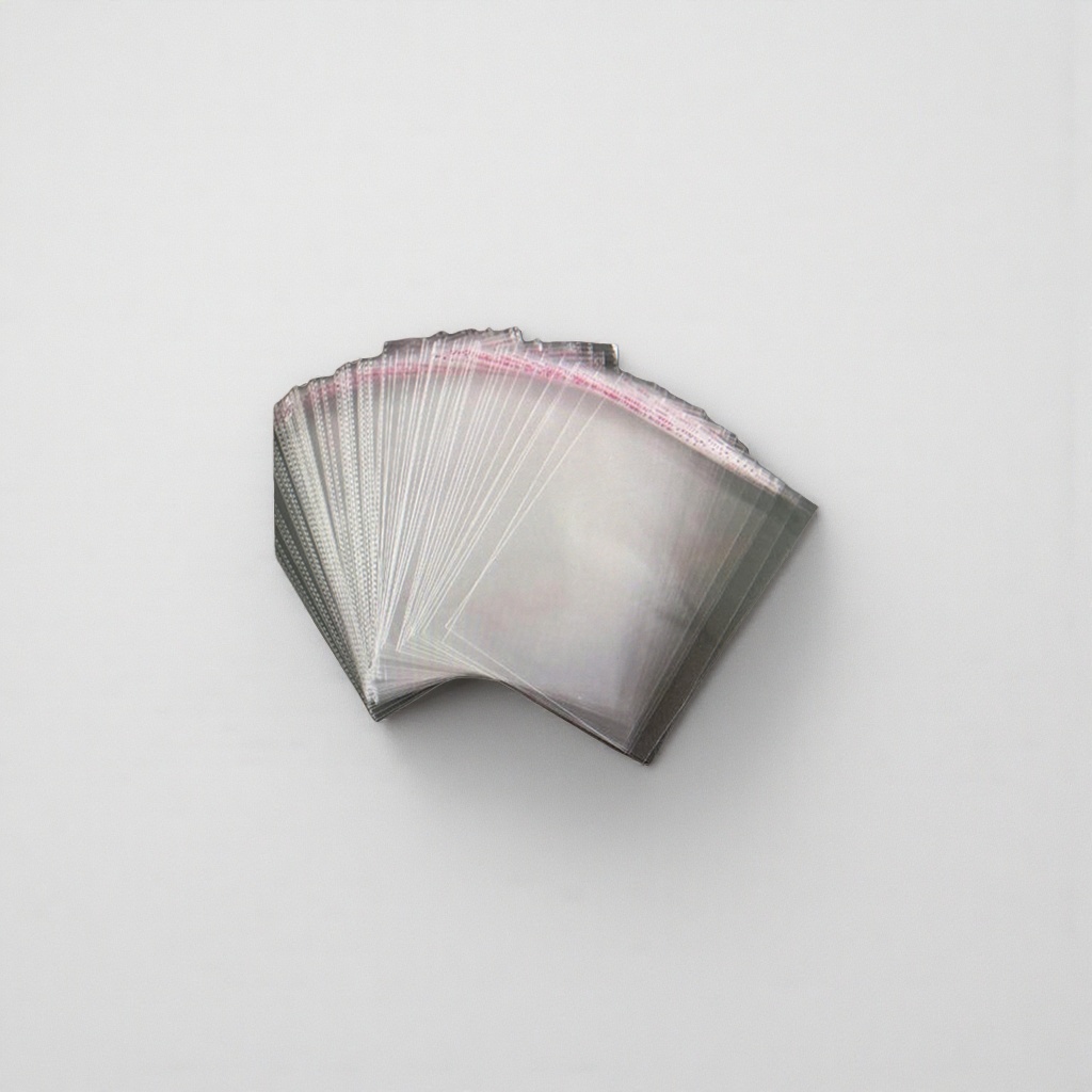 Transparent plastic bags, ultra-thin and highly transparent food-grade PE material commercial express packaging bags Specification image
