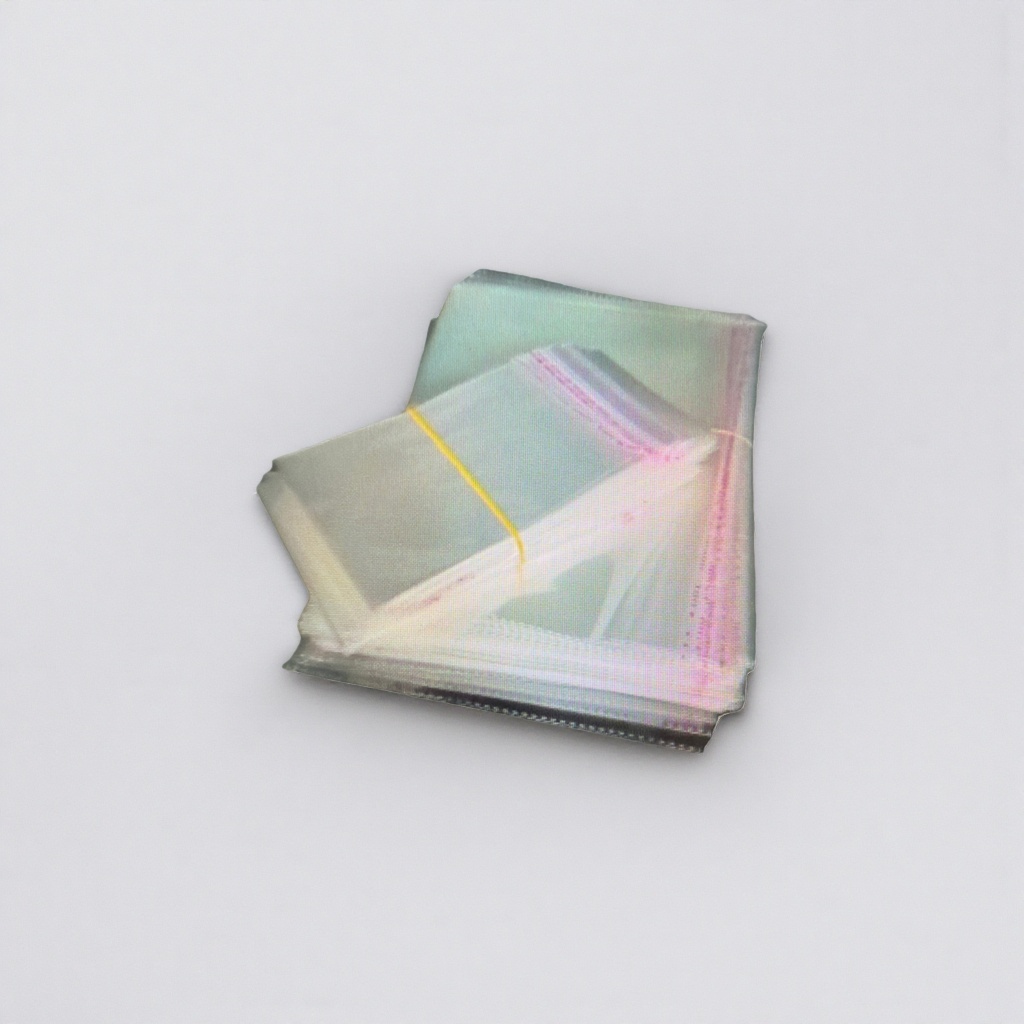 Transparent plastic bags made of food-grade PE material and self-standing sealed bags are suitable for storage and organization