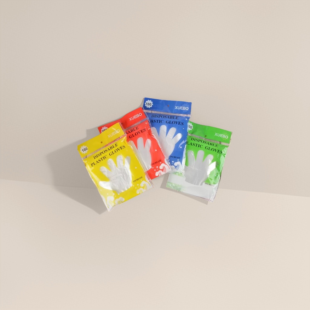 Disposable plastic gloves with special packaging bags, food-grade thickened anti-slip, for household and kitchen use Application Scenario