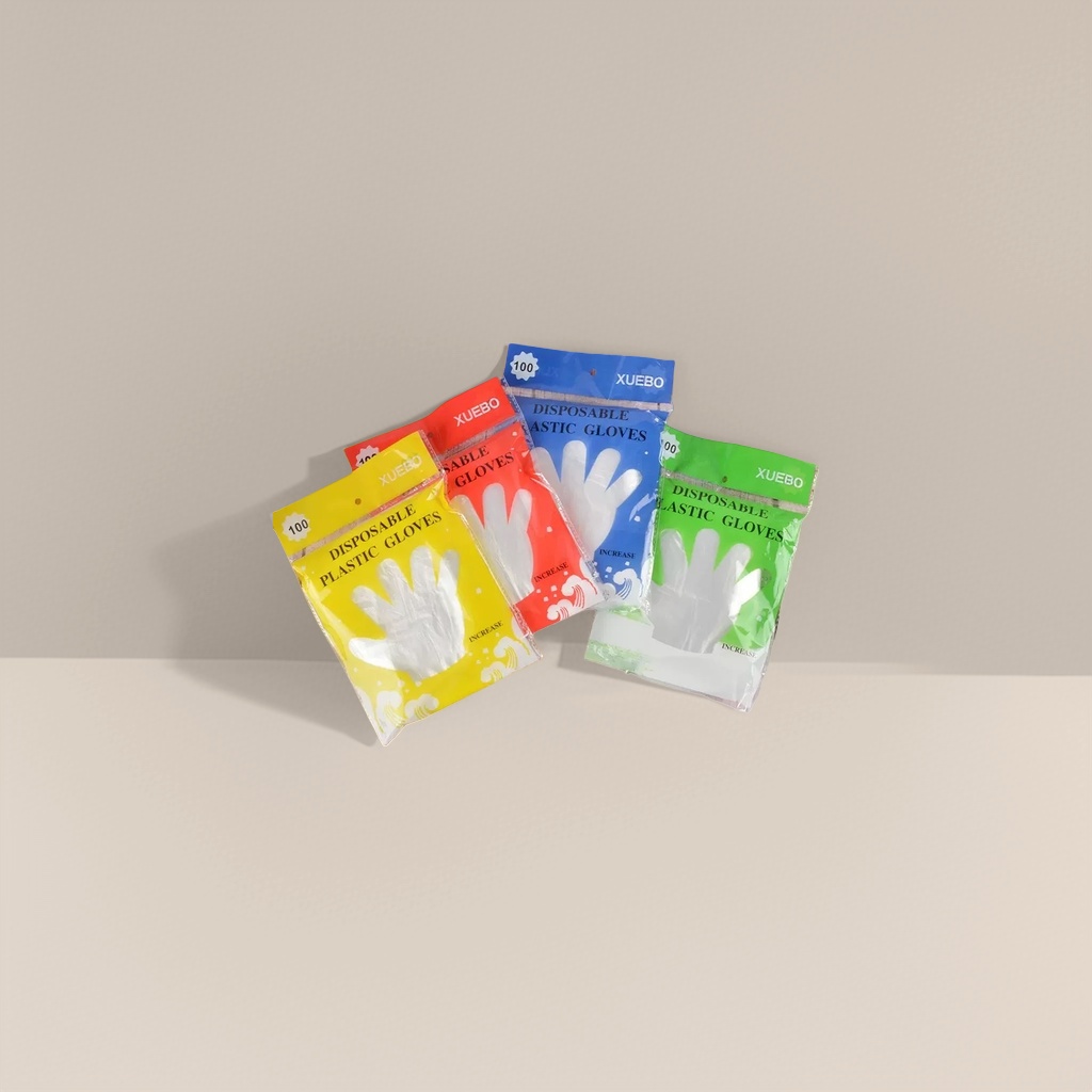 Disposable plastic gloves with special packaging bags, food-grade thickened anti-slip, for household and kitchen use details Picture