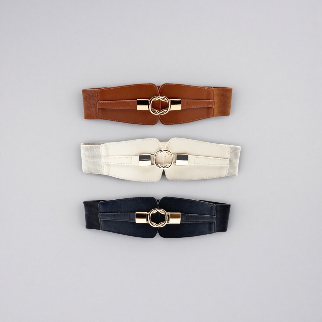 Fashionable leather men's casual belt, 3.5cm wide adjustable cowhide belt Specification image