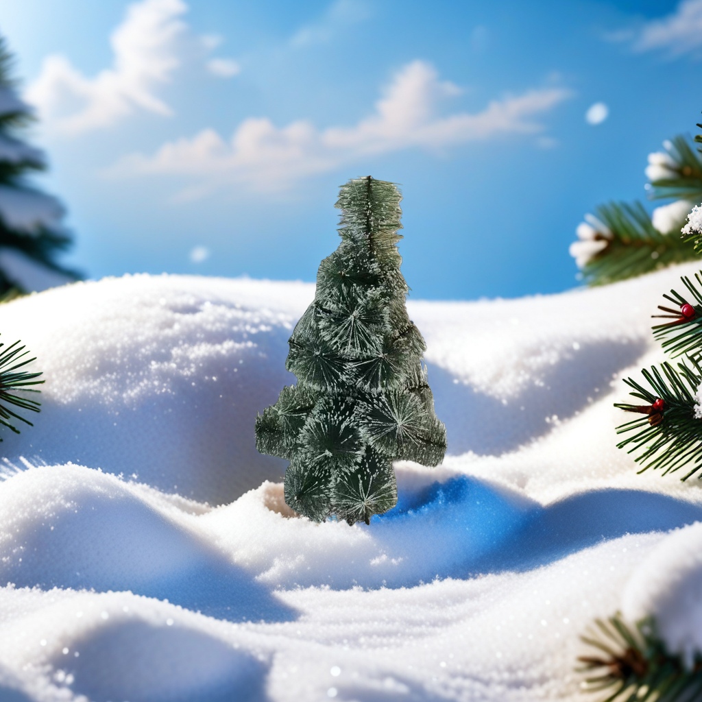 Christmas tree, artificial pine needle decorative tree, 180cm iron frame base, indoor living room festival decoration Application Scenario