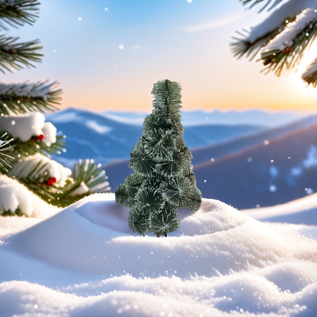 Christmas tree, artificial pine needle decorative tree, 180cm iron frame base, indoor living room festival decoration details Picture