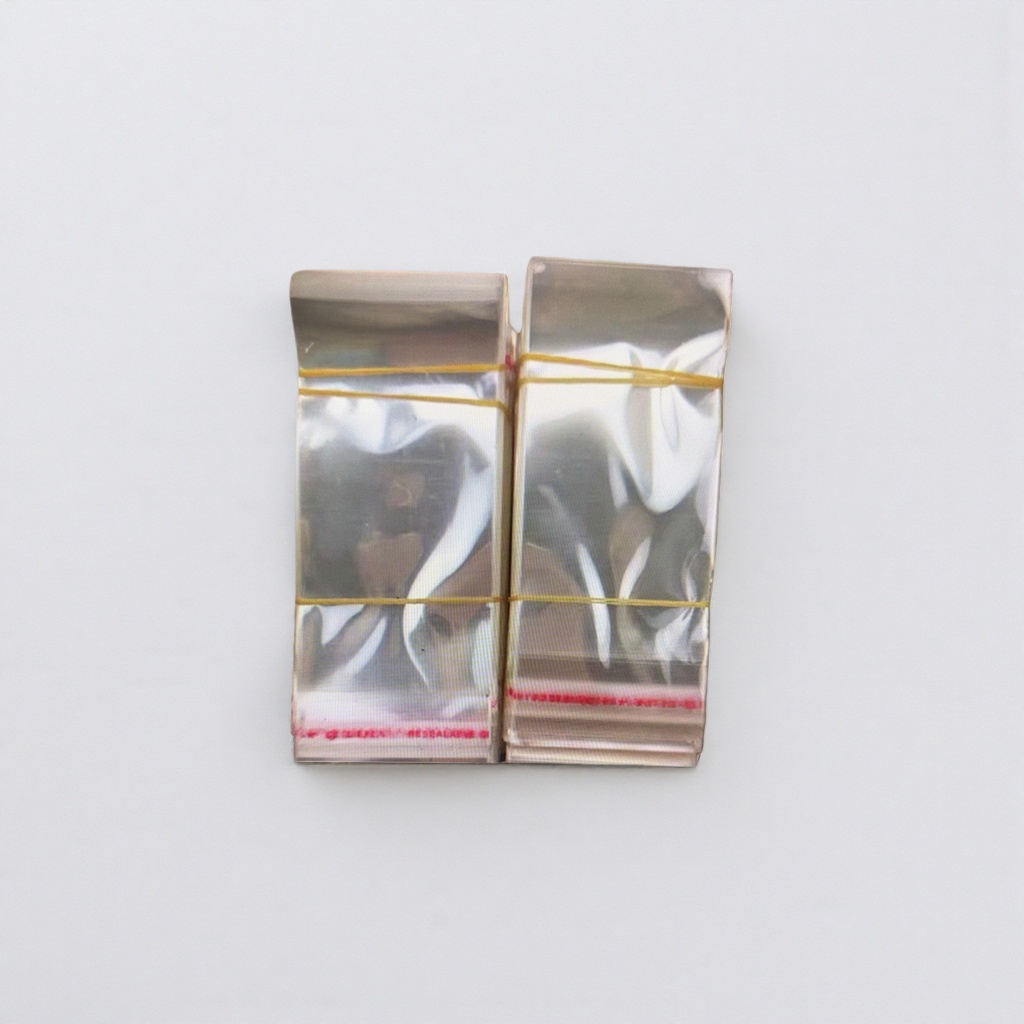 Transparent plastic bags, high-transparency thickened leak-proof sealed bags, specially designed for office stationery storage