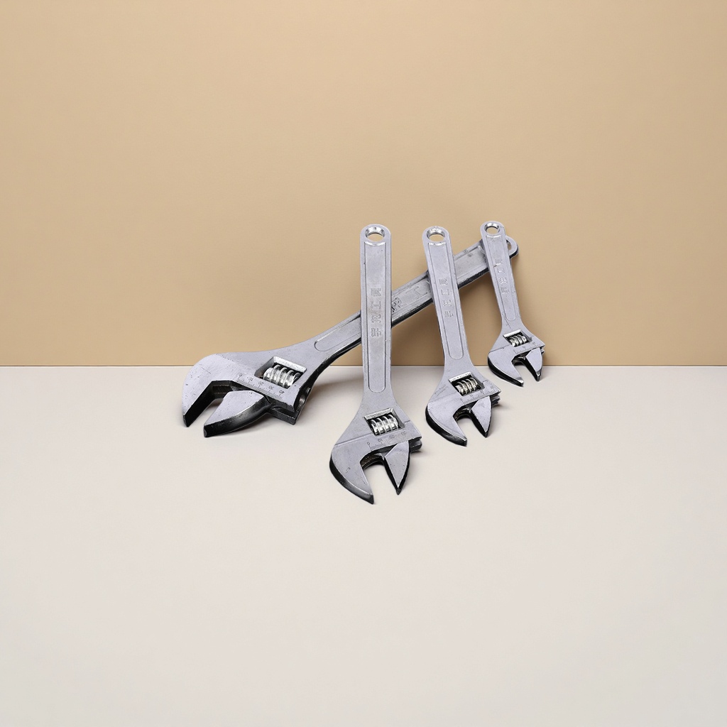 Tool wrench, multi-functional adjustable open-end box wrench, 10-32mm Specification image