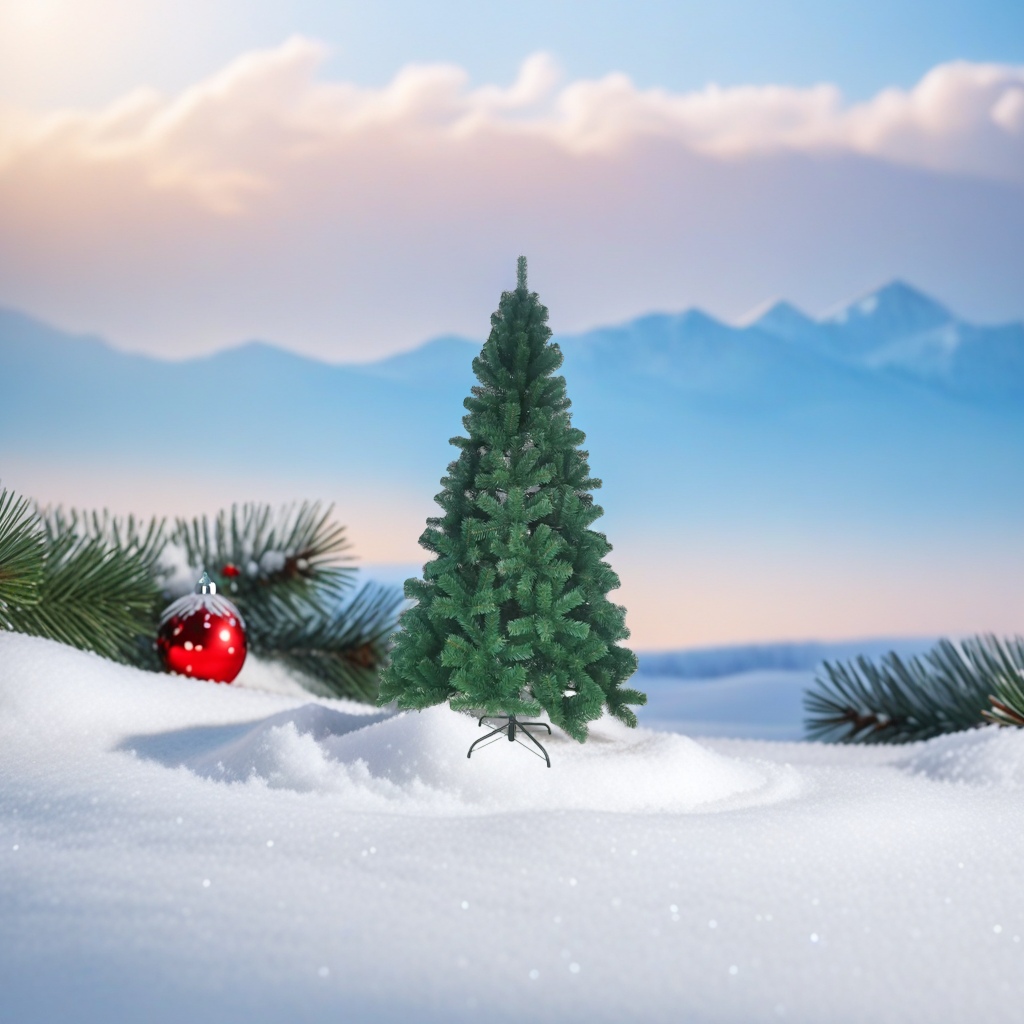 Green Christmas trees and simulated pine trees decorate the home for the festival details Picture