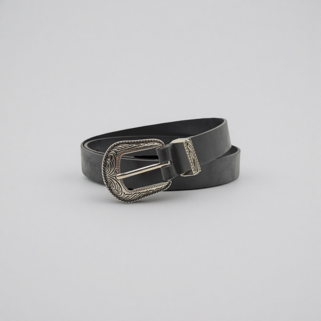 Black leather belt men's business casual belt, 3.5cm wide adjustable Application Scenario