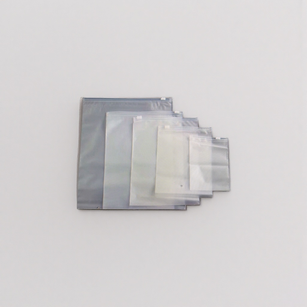 Clothing zipper bags, transparent plastic bags, self-sealing bags, dust-proof storage bags can be reused details Picture