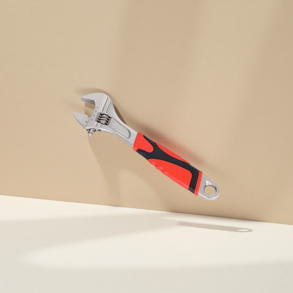 Tool wrench, multi-functional adjustable open-end box wrench, 150mm Specification image