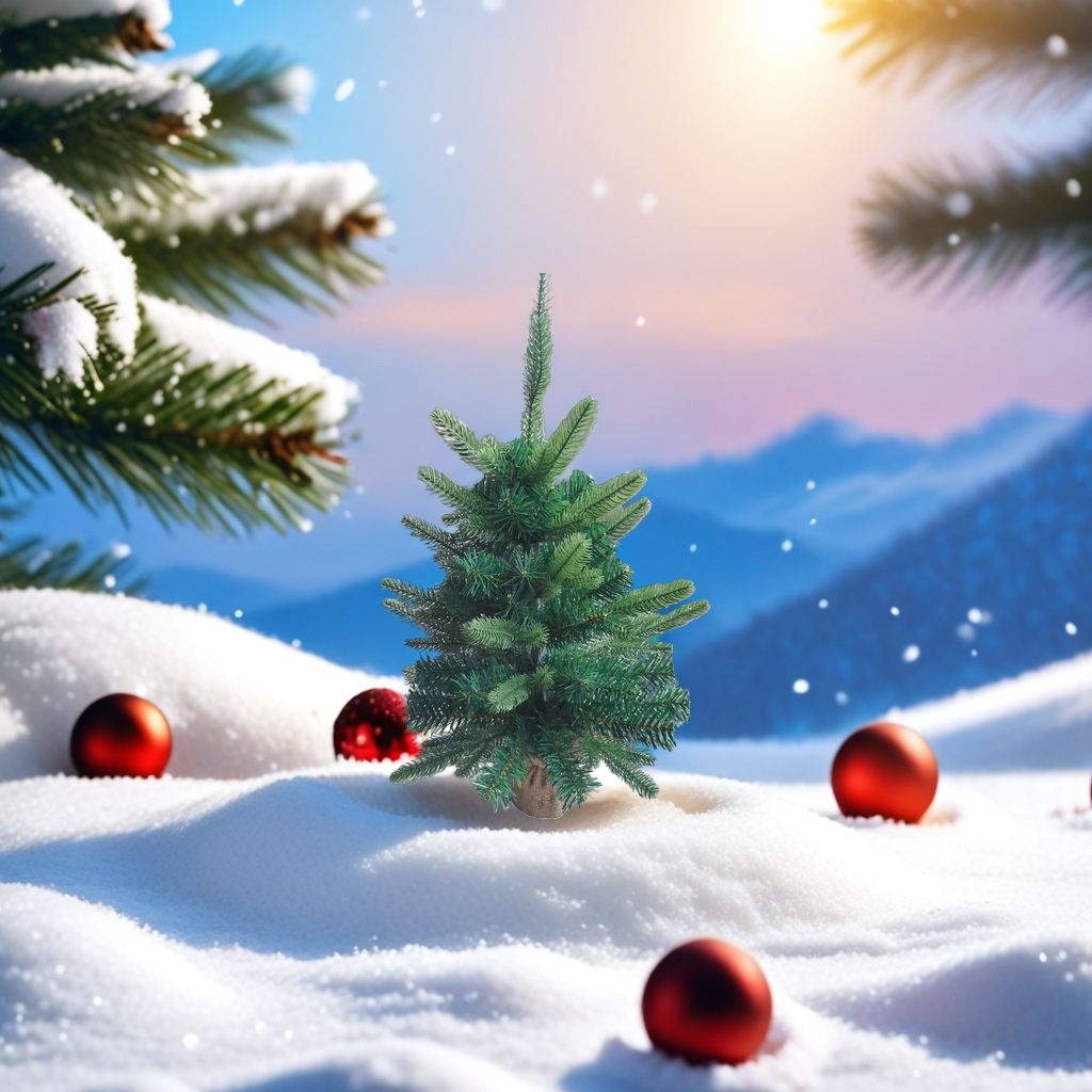 Green PVC eco-friendly Christmas tree, foldable and portable festival decoration Application Scenario