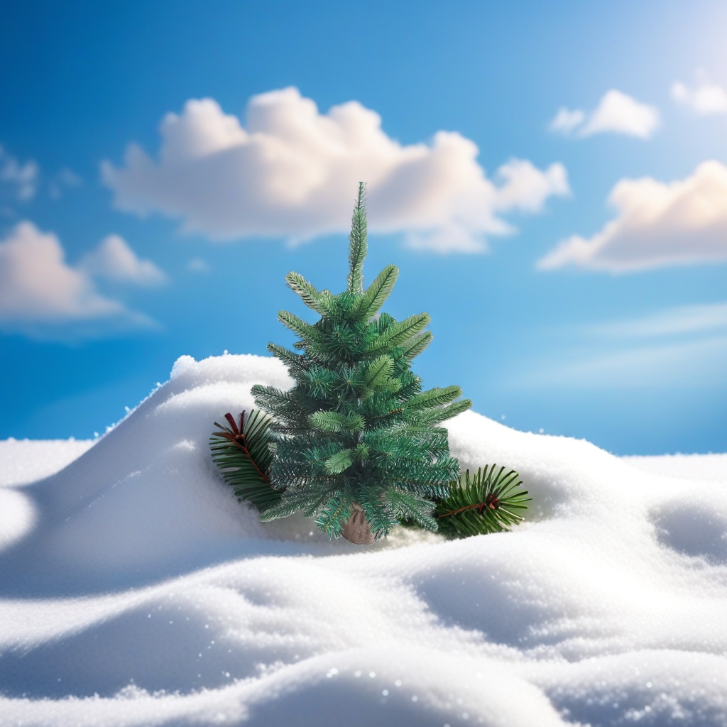 Green PVC eco-friendly Christmas tree, foldable and portable festival decoration details Picture