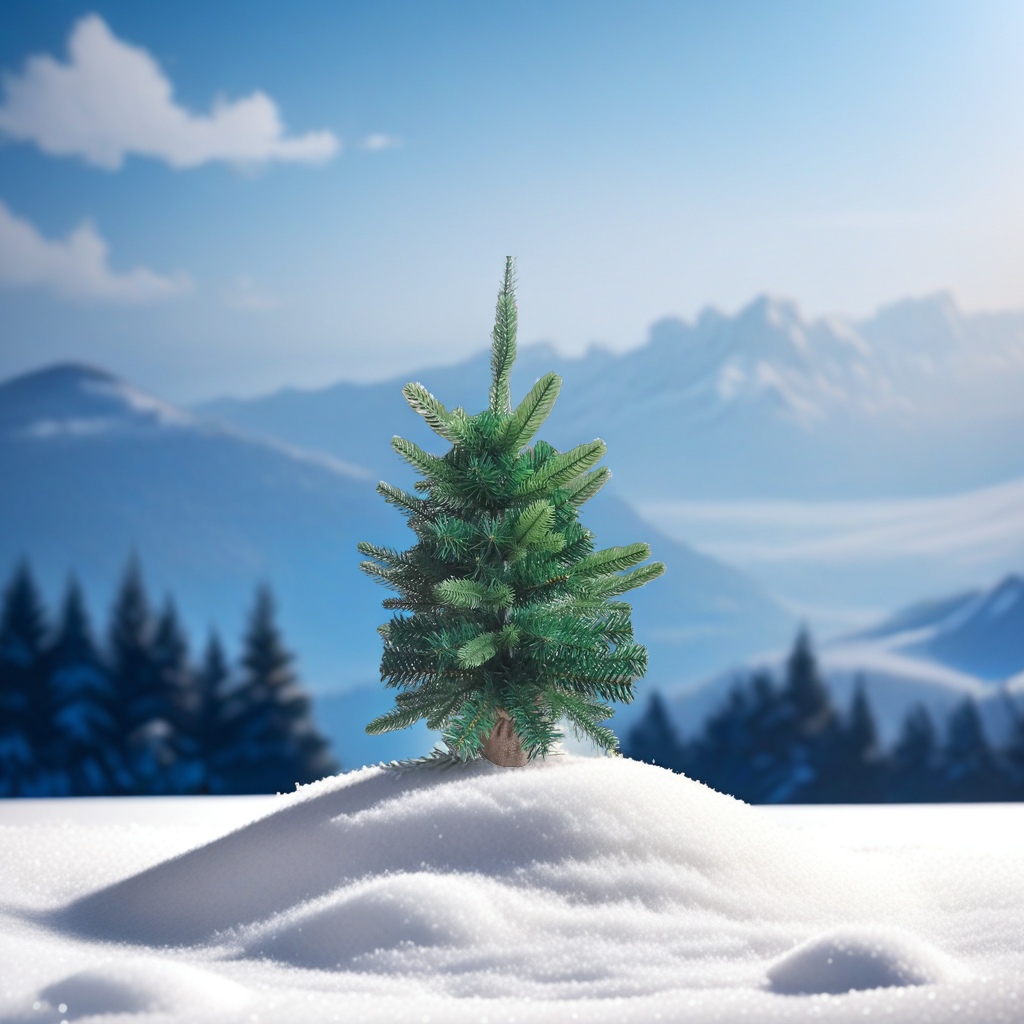 Green PVC eco-friendly Christmas tree, foldable and portable festival decoration Specification image