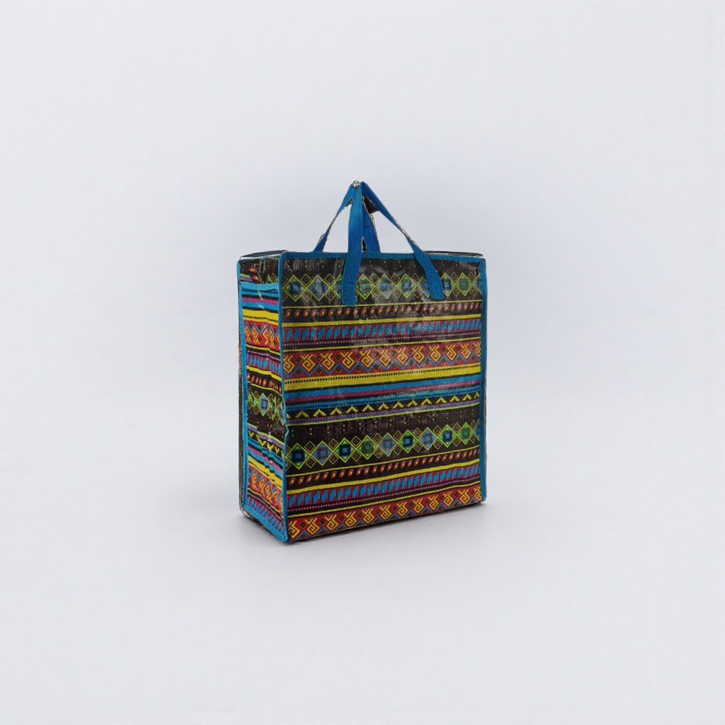 Colorful patterns + handbag