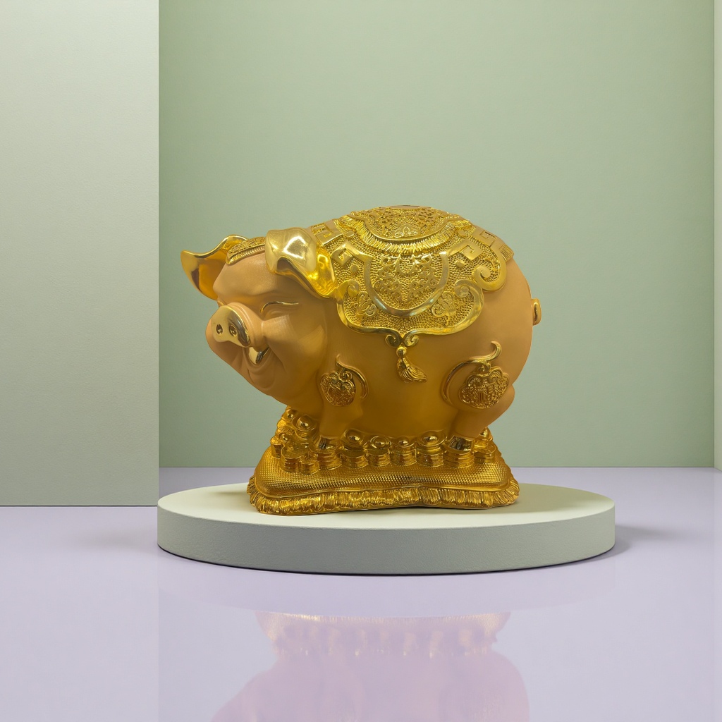 金色大象雕塑摆件客厅装饰工艺品家居创意礼品