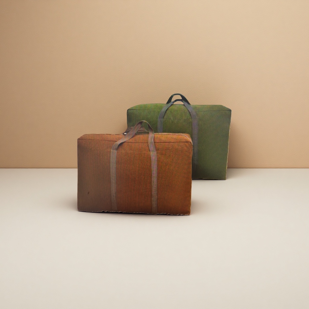 Brown paper bags, green paper bags, hand-held eco-friendly kraft paper shopping bags, can be customized and printed Application Scenario