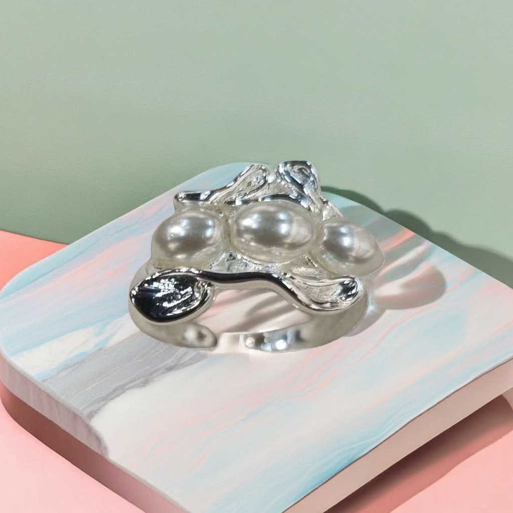 Plata perla pendientes mujer elegante y versátil orejeras Application Scenario