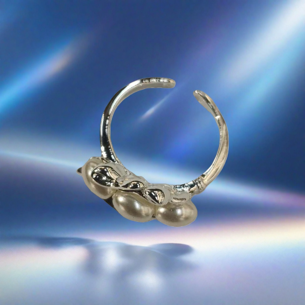 Plata perla pendientes mujer elegante y versátil orejeras Specification image