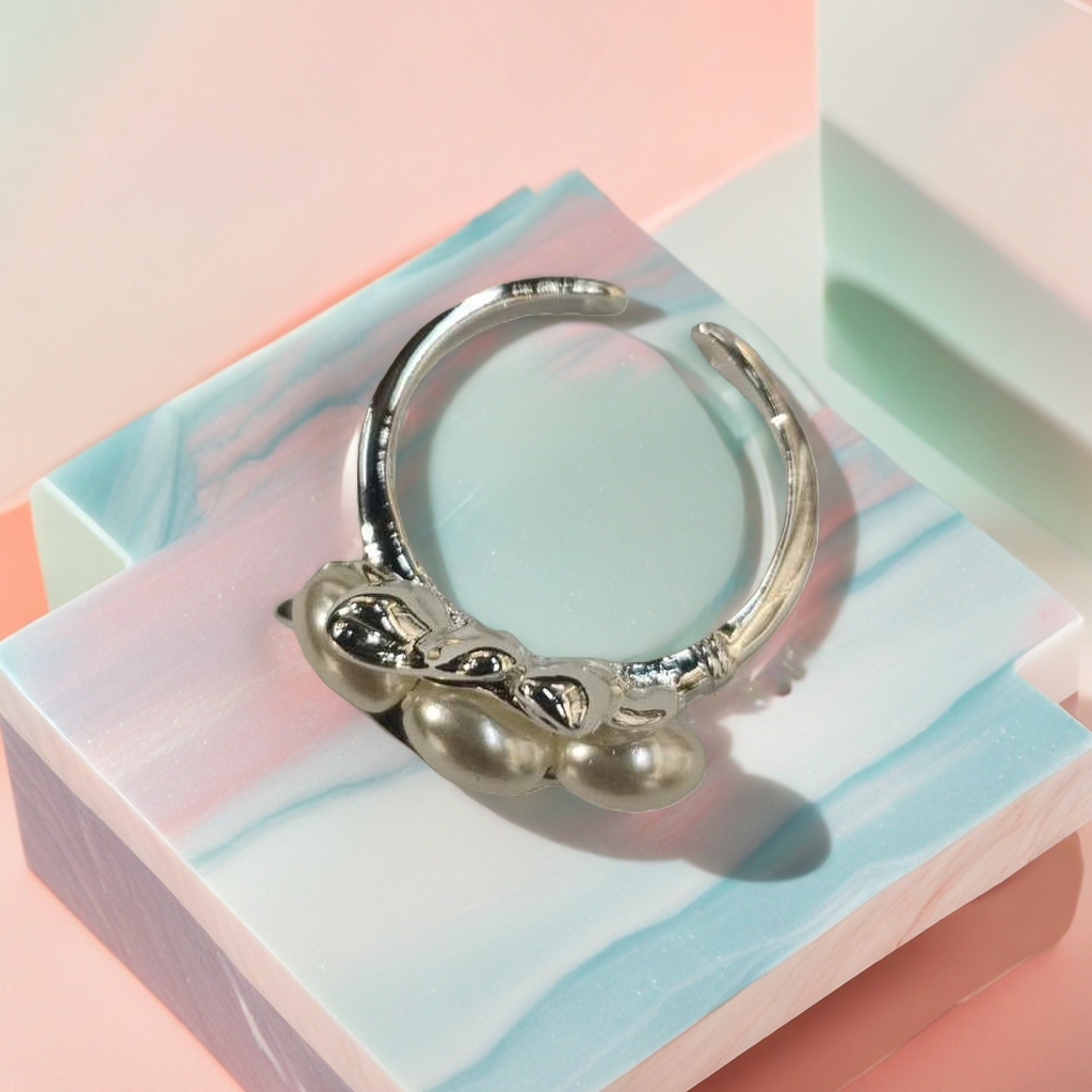 Plata perla pendientes mujer elegante y versátil orejeras