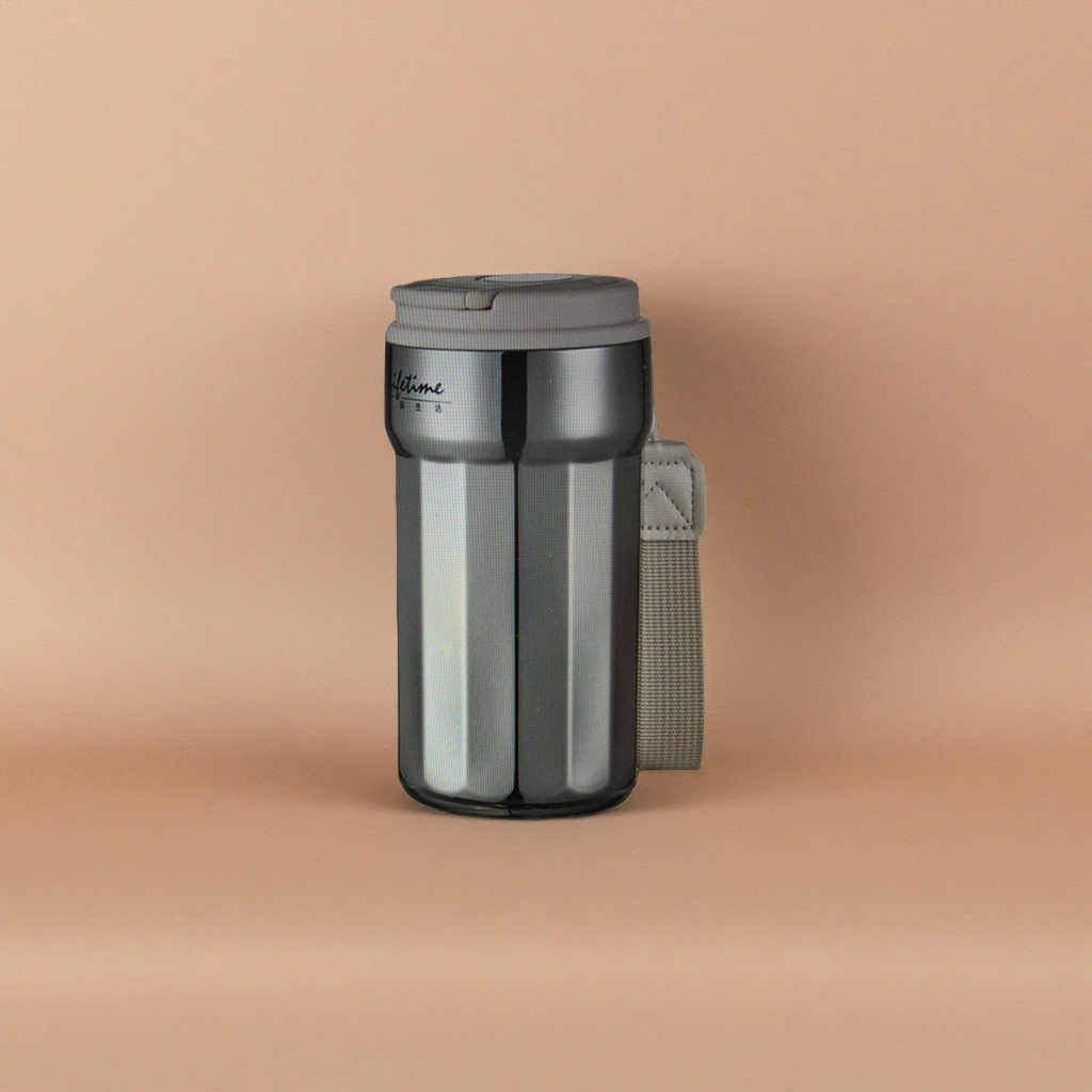 Thermos vacuum insulated Cup 350ml stainless steel portable for both cold and heat preservation