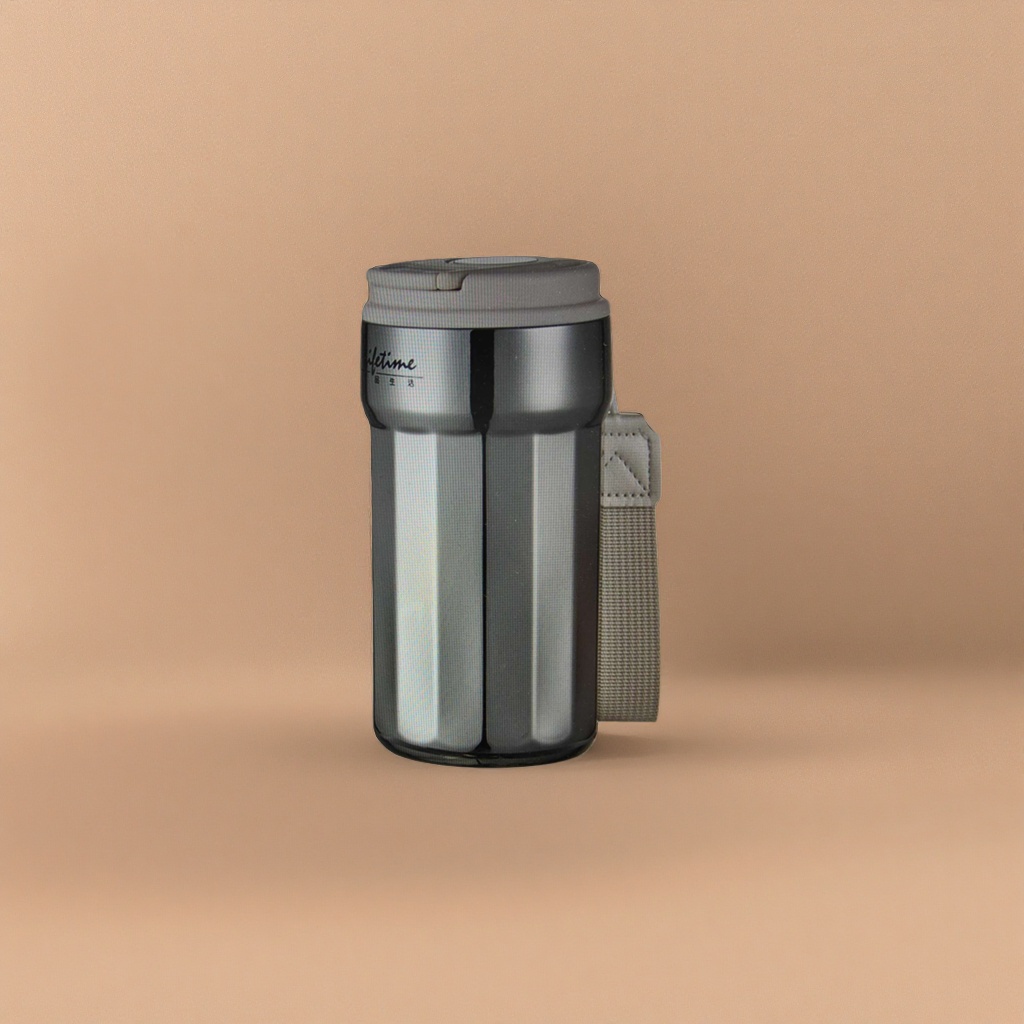 Thermos vacuum insulated Cup 350ml stainless steel portable for both cold and heat preservation details Picture