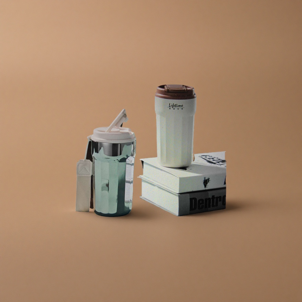 Stainless steel insulated coffee cup 350ml heat-resistant portable office water cup details Picture