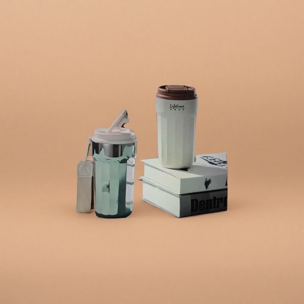 Stainless steel insulated coffee cup 350ml heat-resistant portable office water cup Application Scenario