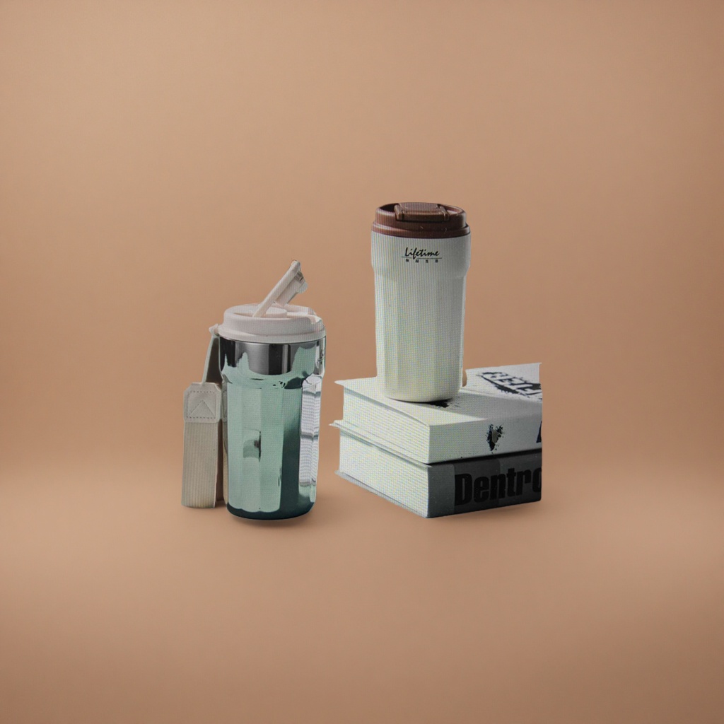 Stainless steel insulated coffee cup 350ml heat-resistant portable office water cup Specification image