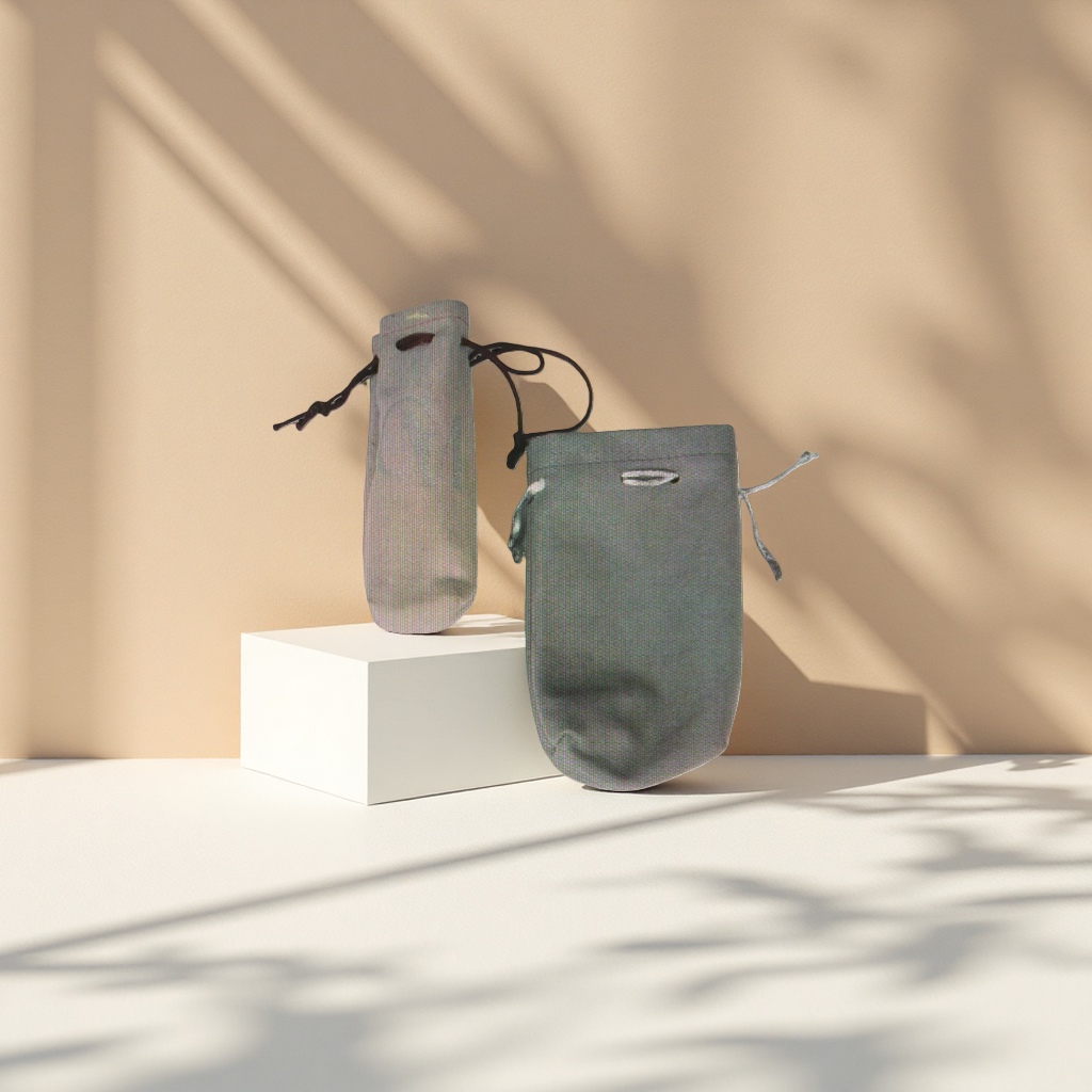 The drawstring bag is a large-capacity portable drawstring storage bag that can be washed with water and is dust-proof with a drawstring opening Specification image