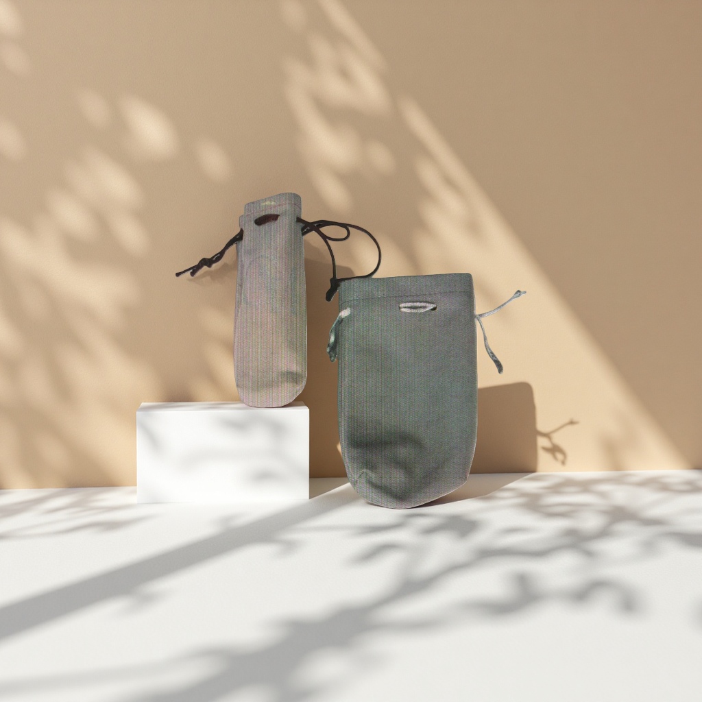 The drawstring bag is a large-capacity portable drawstring storage bag that can be washed with water and is dust-proof with a drawstring opening