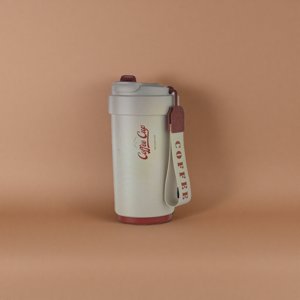 Nordic-style ceramic coffee cup, 350ml handcrafted underglaze anti-scald and heat-insulating mug