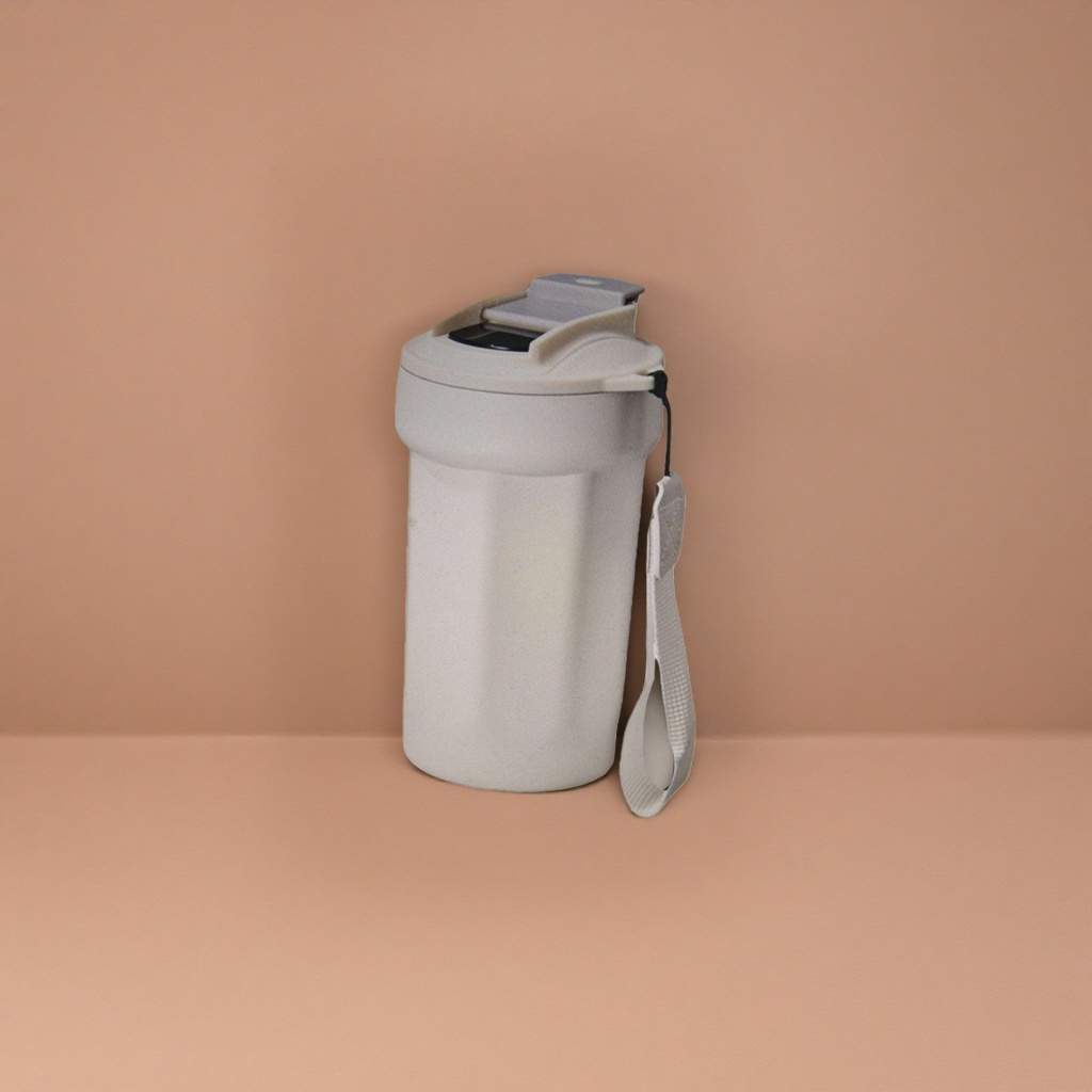 The main body of the white water cup is made of ceramic, simple and elegant, suitable for home and office use, with large capacity, heat resistance and heat preservation Specification image