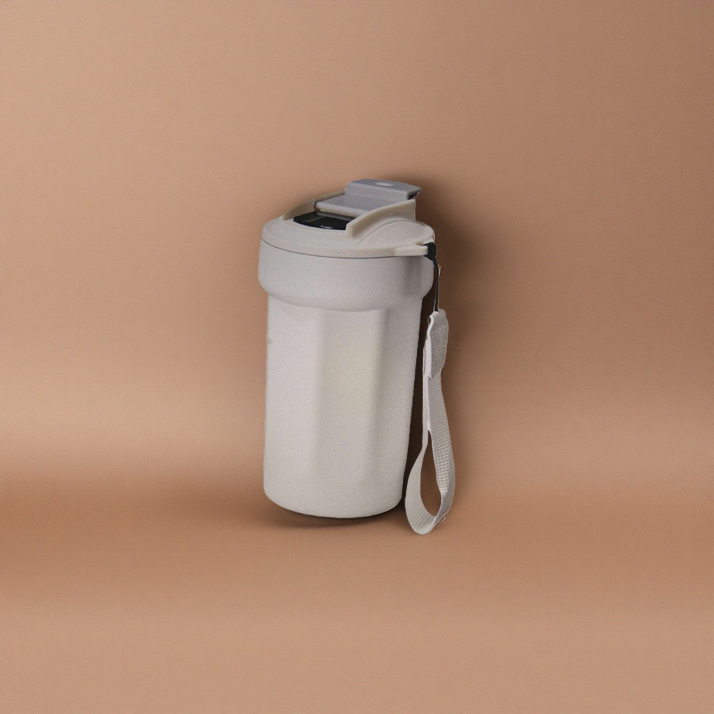 The main body of the white water cup is made of ceramic, simple and elegant, suitable for home and office use, with large capacity, heat resistance and heat preservation