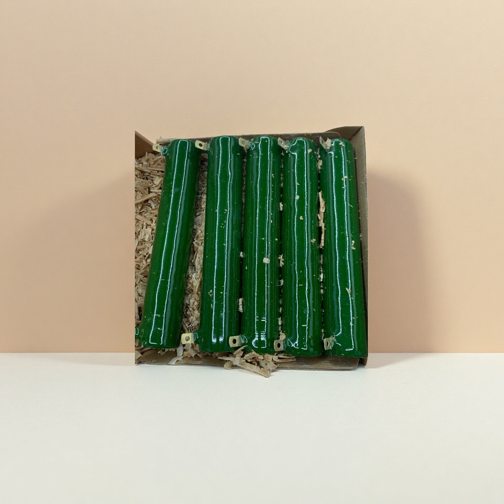 Green ceramic capacitor 50V 104K high-frequency low-loss surface mount circular capacitor details Picture