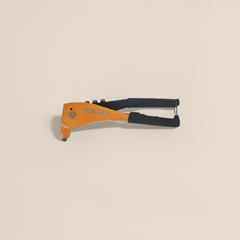 WELLOO orange handle black grip tool pliers - 3