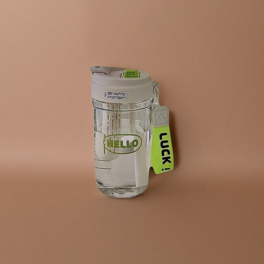 The main body of the transparent water cup is made of food-grade PP material with no odor, high light transmittance, durability and portability details Picture