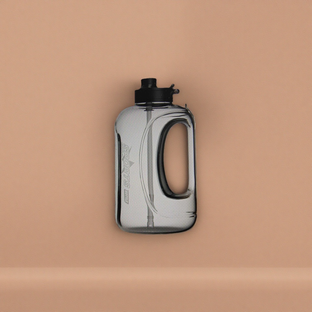 The main body of the transparent water bottle is odorless, made of food-grade PP material, heat-resistant, detachable and sealed