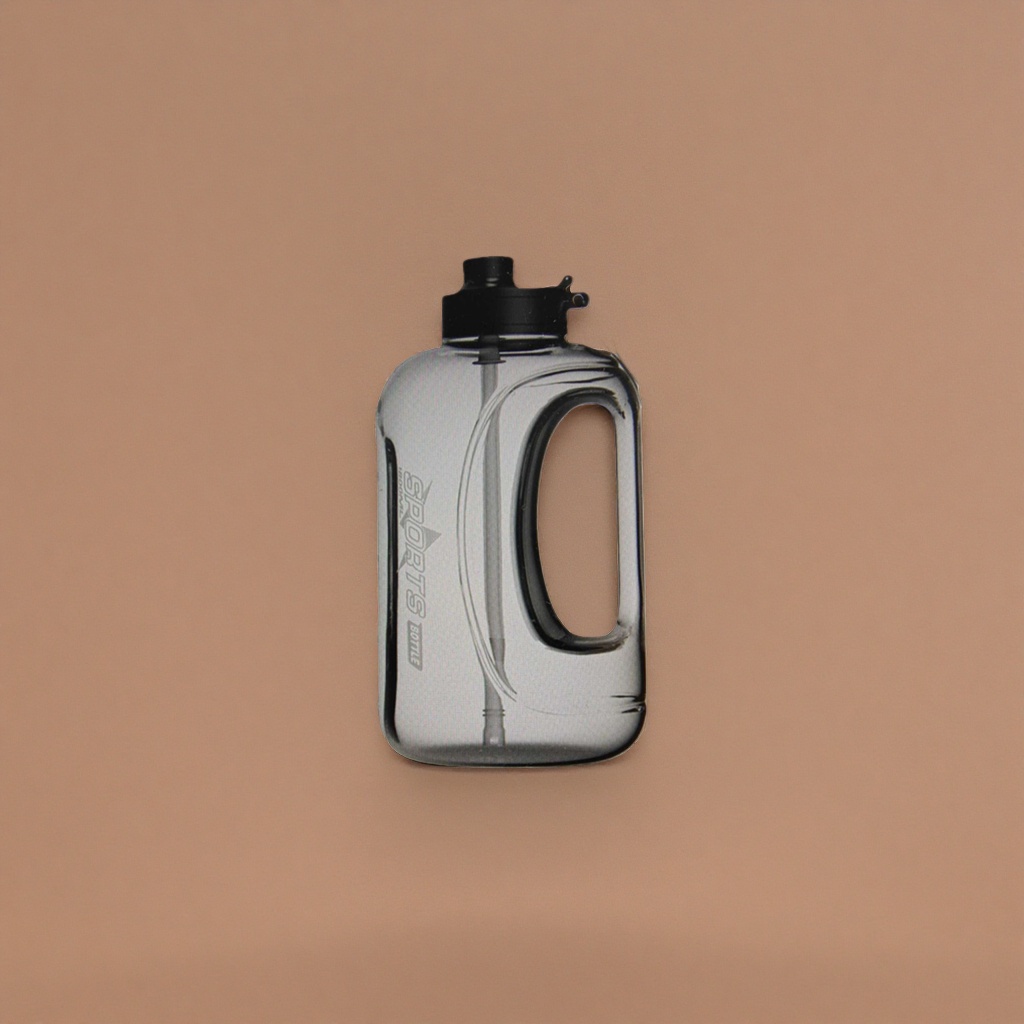 The main body of the transparent water bottle is odorless, made of food-grade PP material, heat-resistant, detachable and sealed Specification image