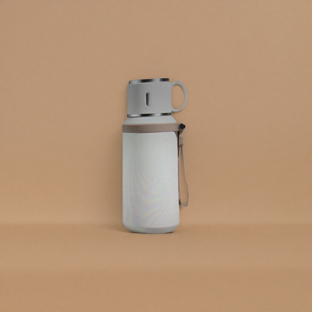White insulated kettle, 304 stainless steel vacuum insulated hot and cold water kettle, 1.5L, portable for home and office use details Picture