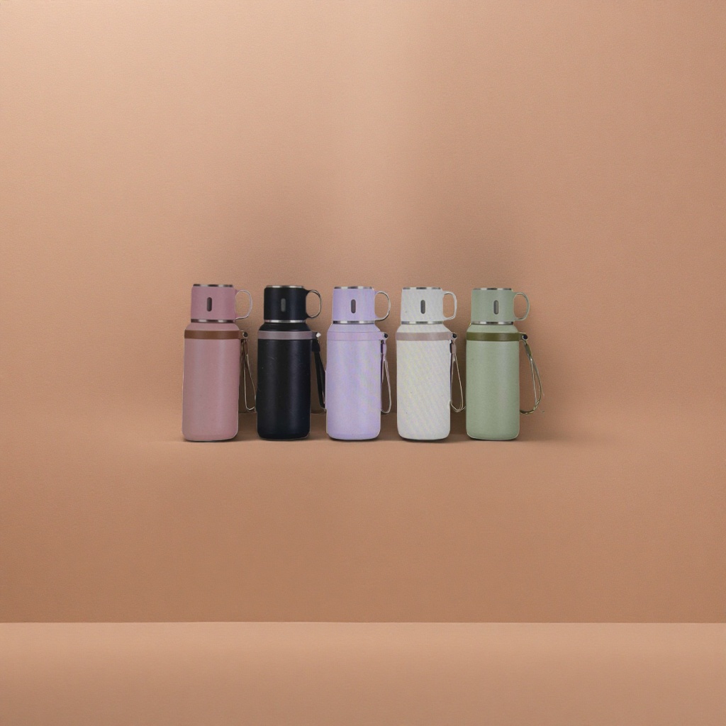 Color insulated cup, stainless steel vacuum cold and heat preservation cup, 500ml, multiple colors available