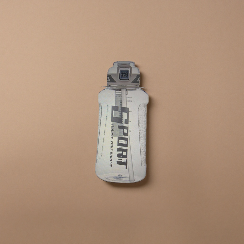 The main body of the transparent water bottle is portable and leak-proof. It is made of thickened PP material and the bottle body can be replaced Specification image