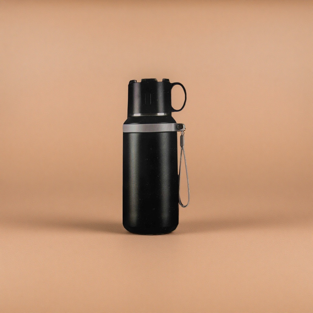 Black insulated cup, 304 stainless steel vacuum insulated large-capacity portable water cup Application Scenario