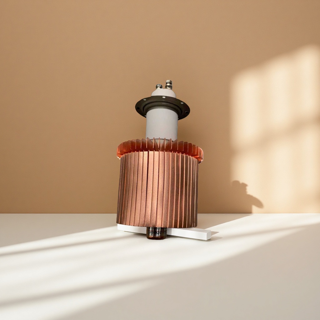The copper-colored heat sink motor assembly is highly efficient in heat dissipation, quiet and durable, and of industrial grade details Picture