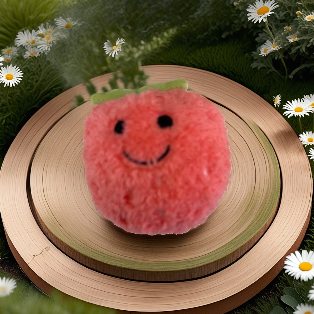 Strawberry plush toy, cute and soft pillow doll, children's gift details Picture